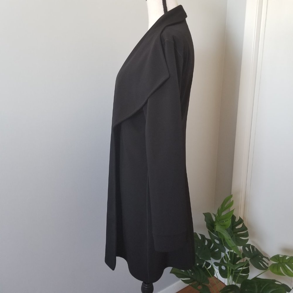 Eva Varro wrap collar coat L